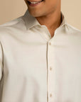Cream Melange Shirt