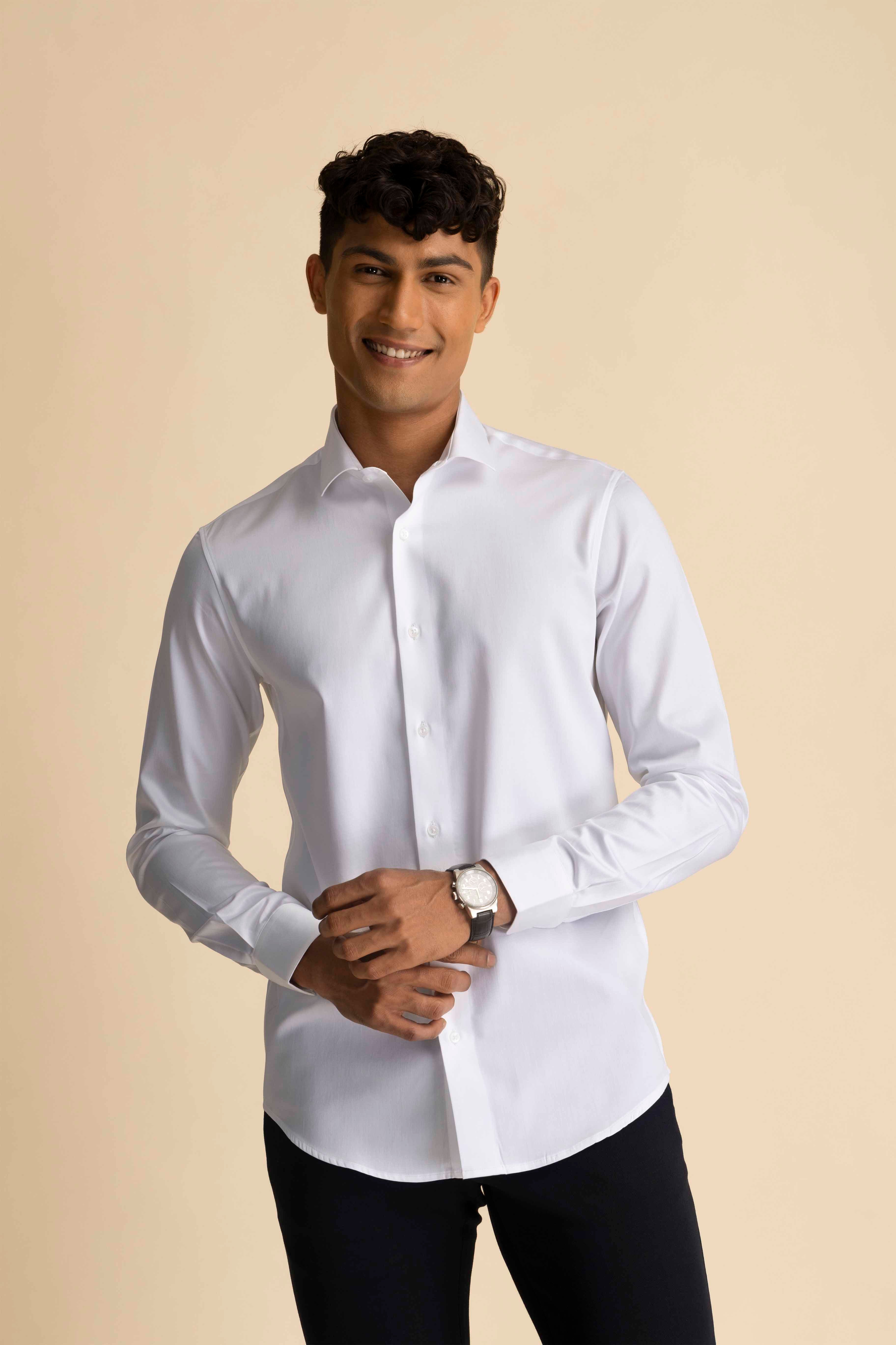 White Sateen Shirt – Kaapus