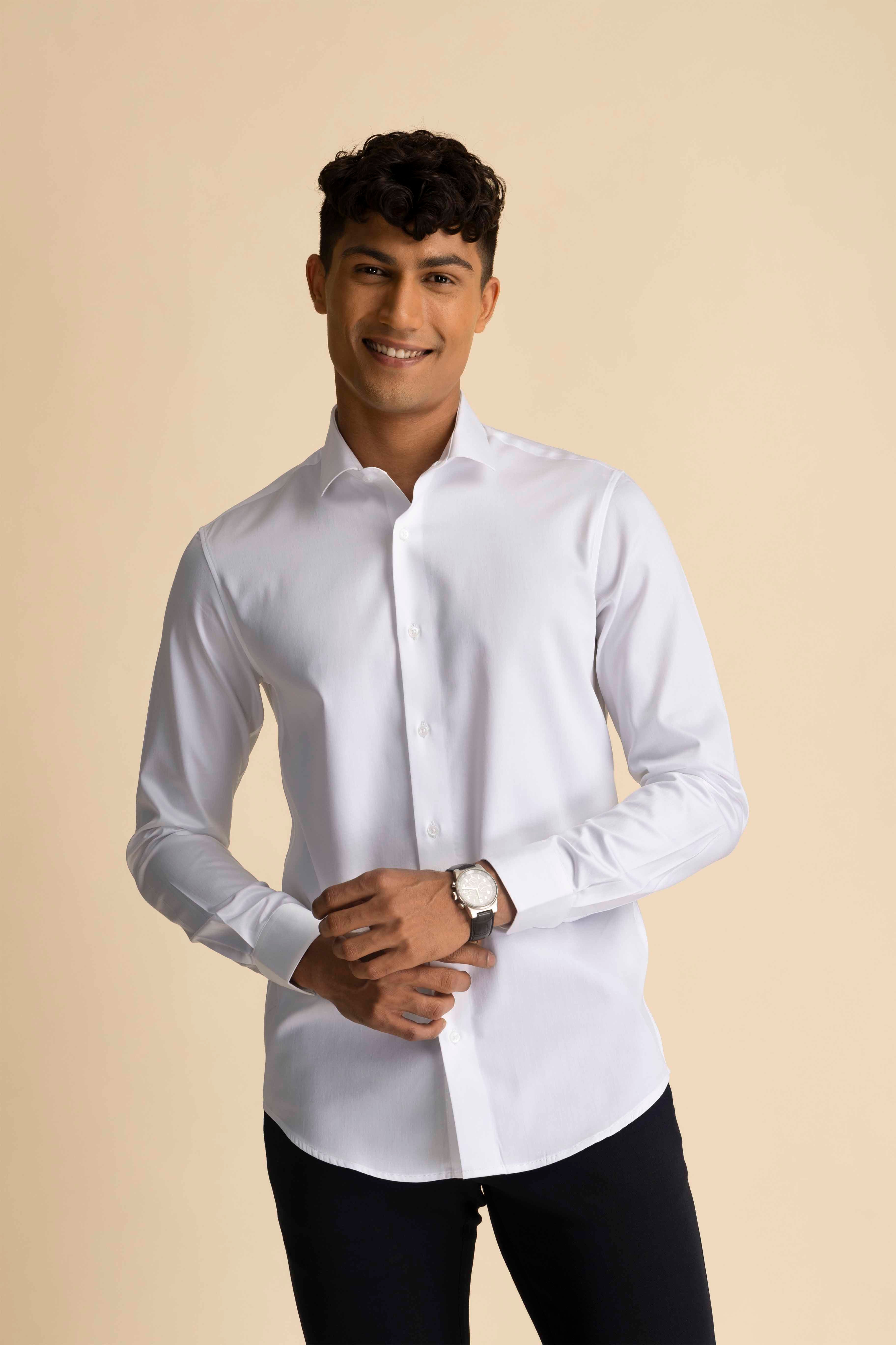 White Sateen Shirt
