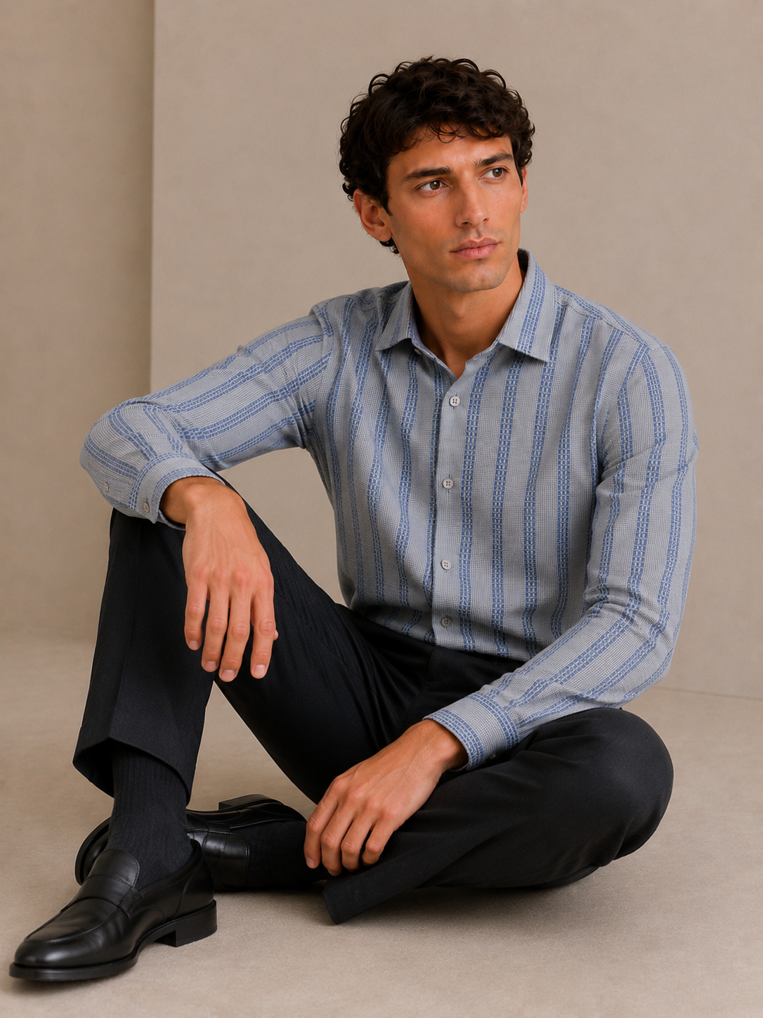 Blue Stripe Shirt