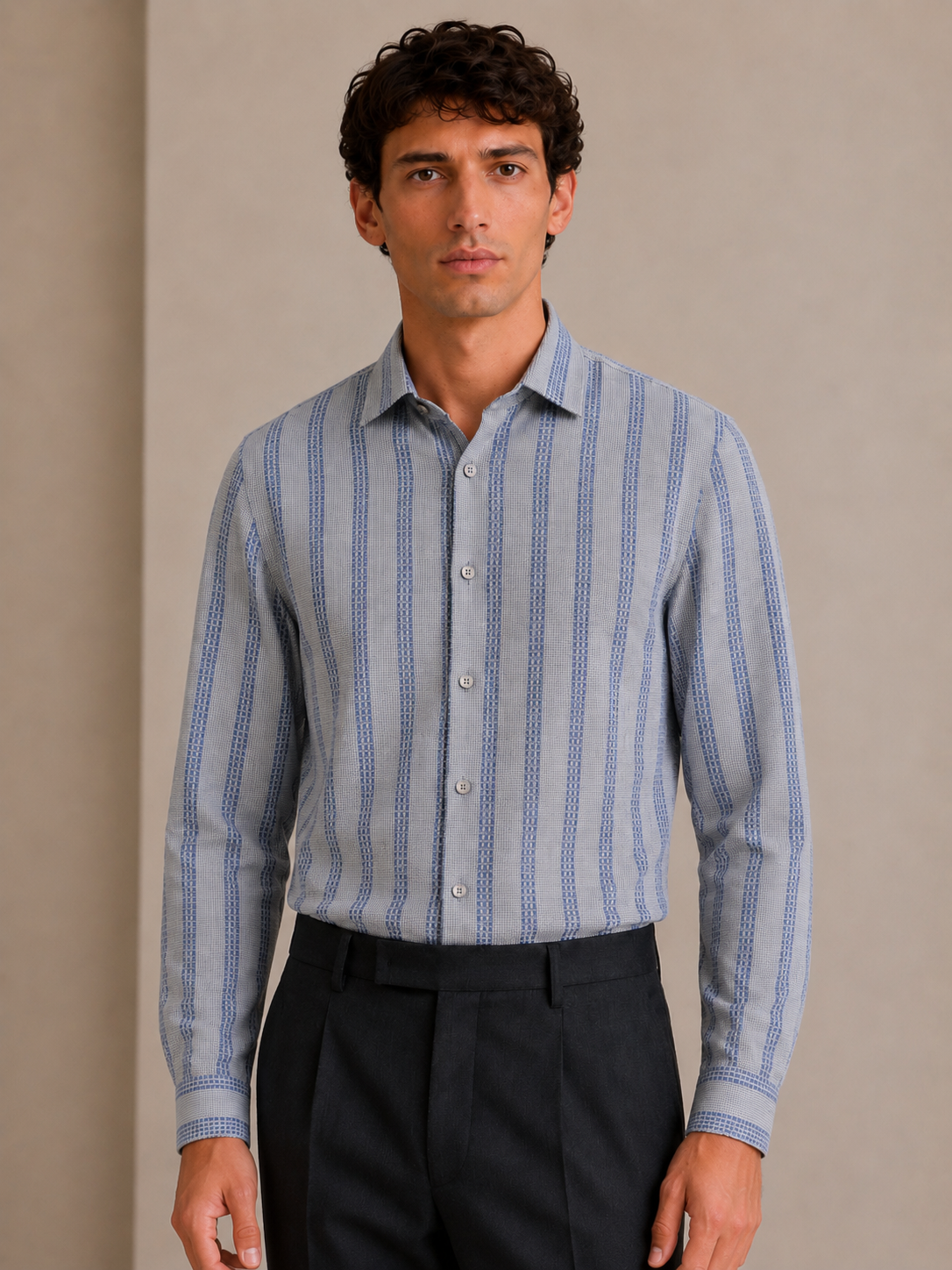 Blue Stripe Shirt