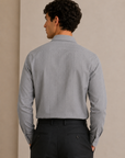 Grey Luxe Stripe Shirt