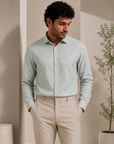 Green Jacquard Shirt