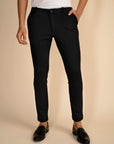 Black 4 Way Stretch Panda Pants