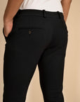 Black 4 Way Stretch Panda Pants