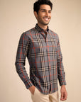 Soho Charcoal Button-Down Shirt