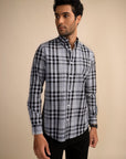 Soho Classic Grey Button-Down Shirt