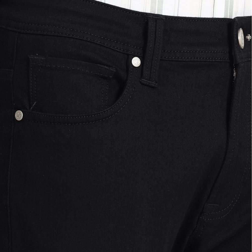 Luxe Black Denim - Straight Tapered fit