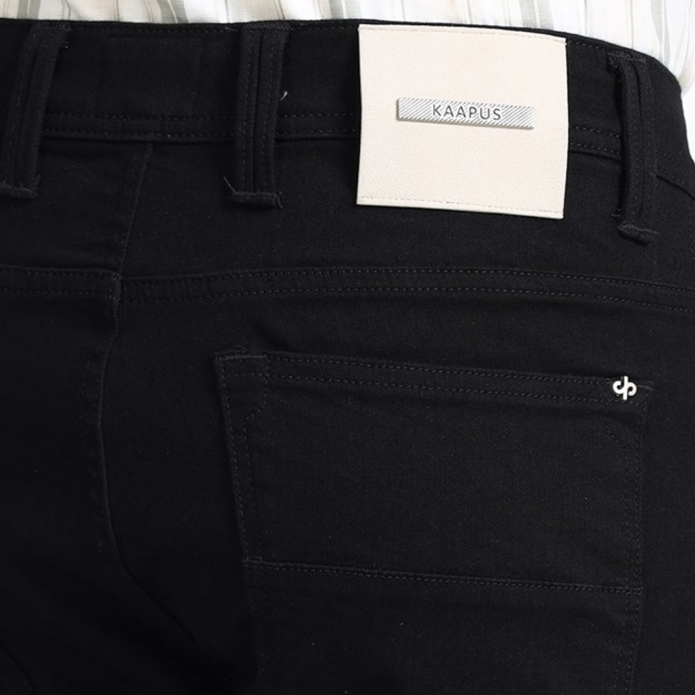 Luxe Black Denim - Straight Tapered fit