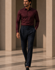 Maroon Stretch Premium Shirt
