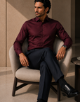 Maroon Stretch Premium Shirt