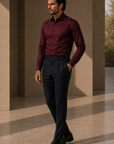 Maroon Stretch Premium Shirt