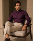 Plum Stretch Premium Shirt