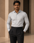 Light Grey Stretch Premium Shirt