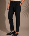 Black Pleated Trouser