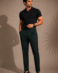 Green Pleated Trouser