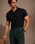 Green Pleated Trouser