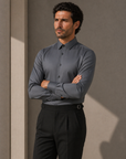Dark Grey Stretch Premium Shirt