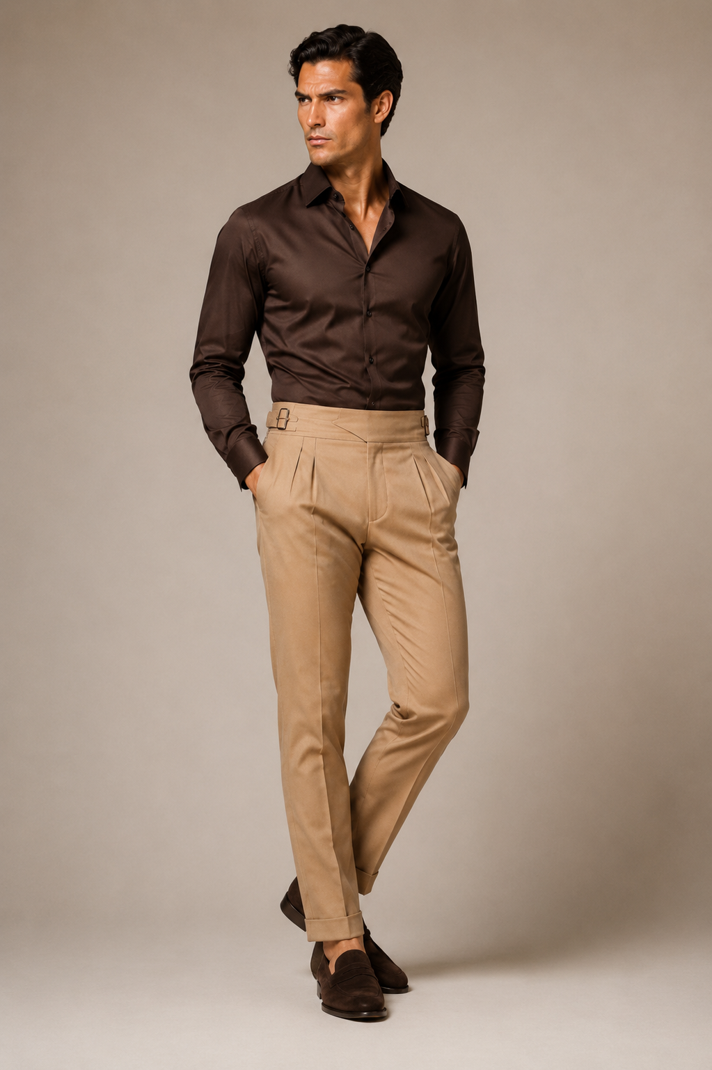 Coffee Stretch Premium Shirt