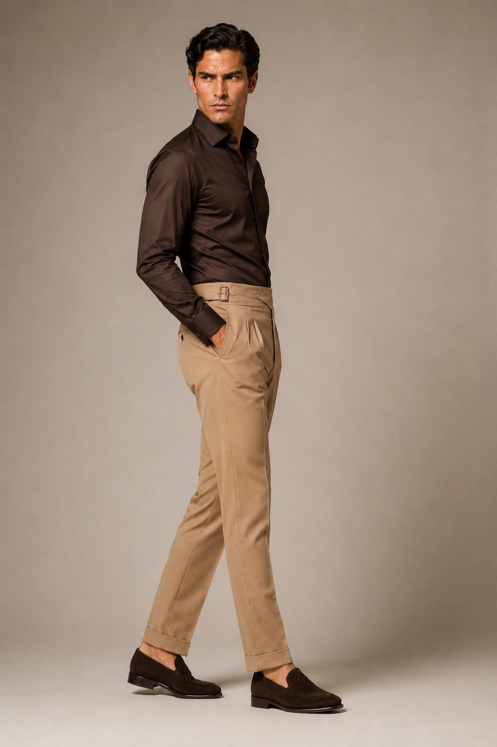 Coffee Stretch Premium Shirt