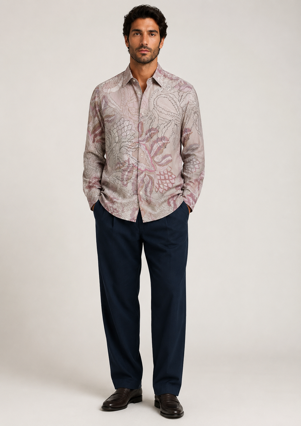 Crawford Abstract Print Shirt