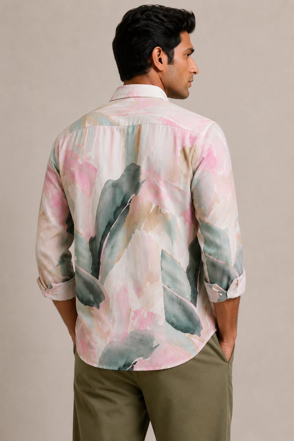 Bright Tree Print Shirt