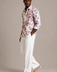 Lilac Flower Print Shirt