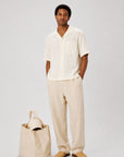 Ivory Holiday Linen Casual Shirt