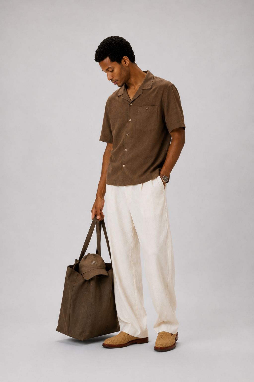 Whole Grain Holiday Linen Casual Shirt