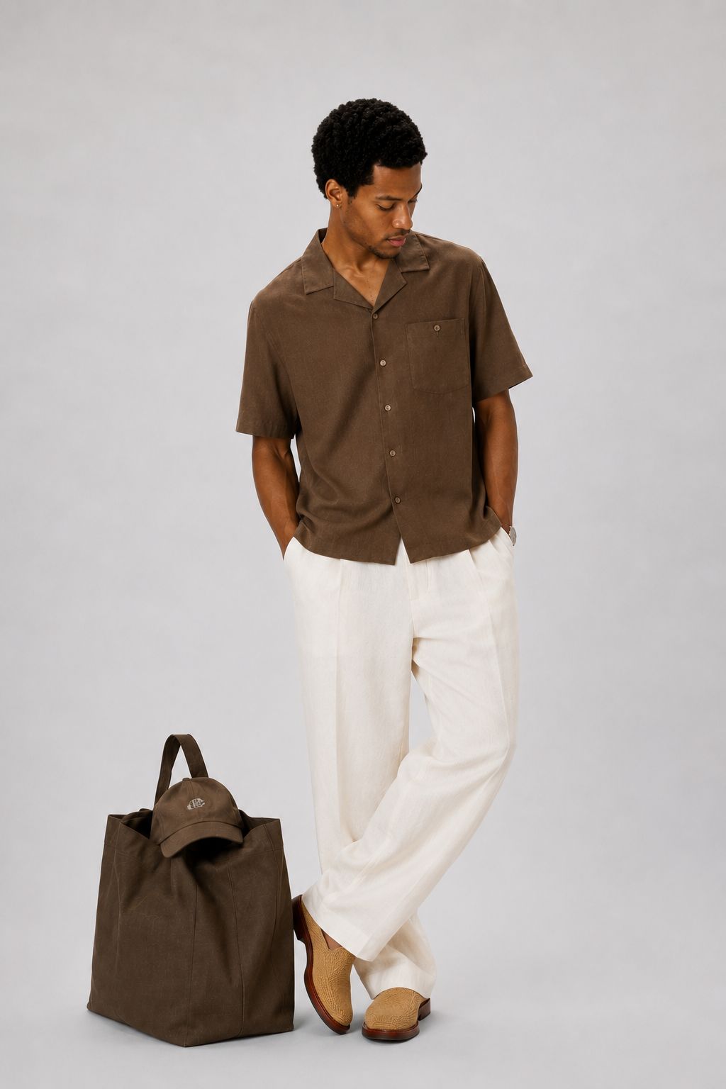 Whole Grain Holiday Linen Casual Shirt