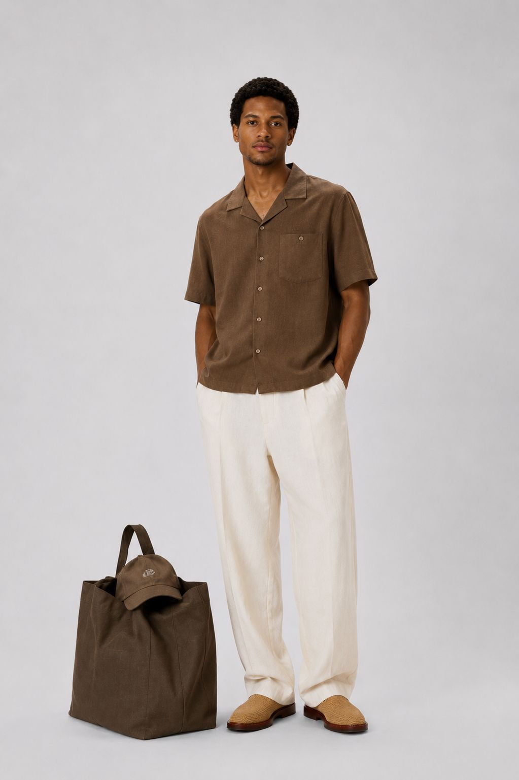 Whole Grain Holiday Linen Casual Shirt