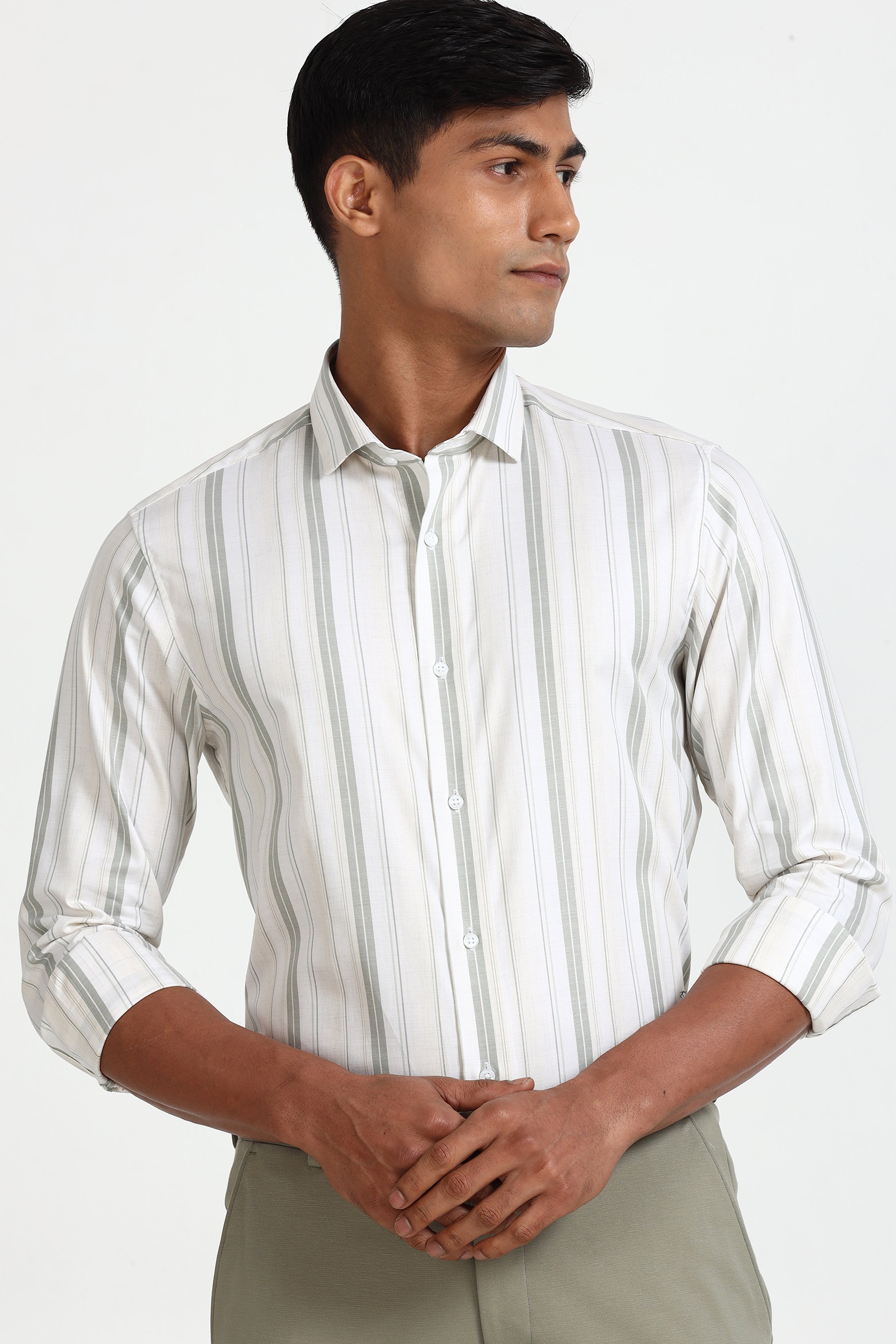 Stripe Green Premium Shirt