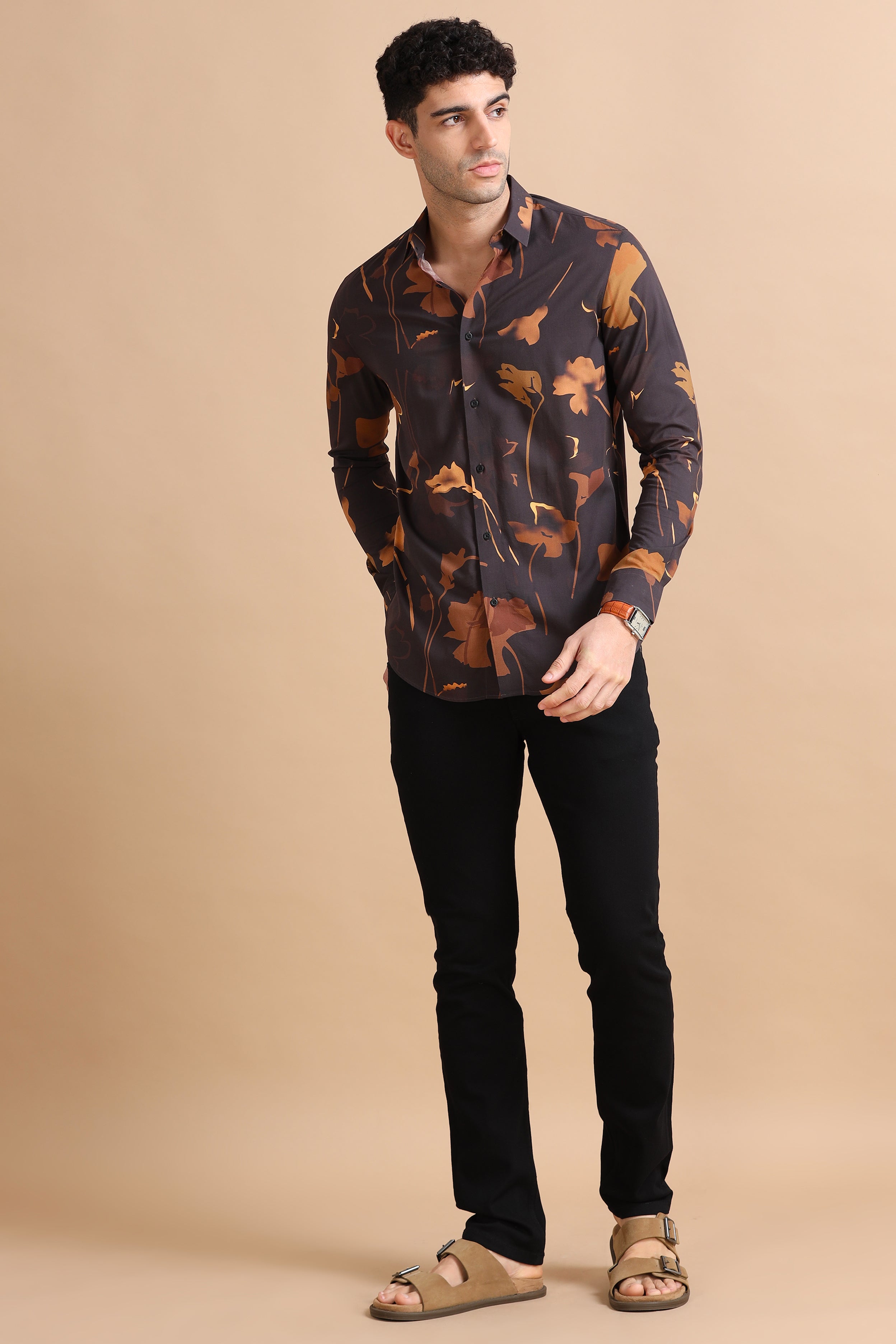 【8/20まで！】EBONY bloom long shirts EBONY Bloom Long Shirt
