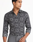 Midnight Swirl Elegance Shirt