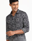 Midnight Swirl Elegance Shirt