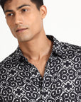 Midnight Swirl Elegance Shirt