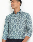 Indigo Kaleidoscope Shirt