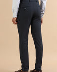 Navy Stripe Formal Trousers