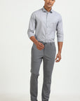 Grey Grid Elegance Shirt