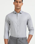 Grey Grid Elegance Shirt