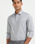 Grey Grid Elegance Shirt