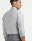 Grey Grid Elegance Shirt