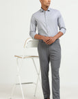 Grey Grid Elegance Shirt