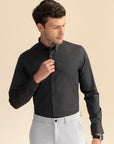 2 Tone Poplin Solid Shirt