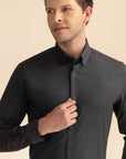 2 Tone Poplin Solid Shirt