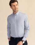 Grey Poplin Solid Shirt