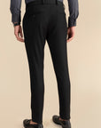 Black Zipper Formal Trousers