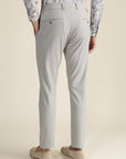 Light Grey Check Formal Trousers