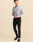 Black Stripe Formal Trousers