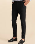 Black Stripe Formal Trousers